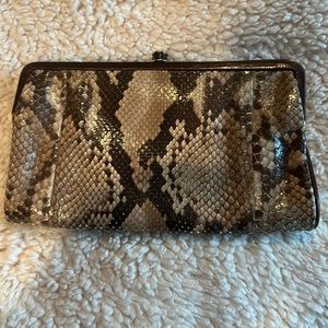 Bottega Veneta Snakeskin Clutch